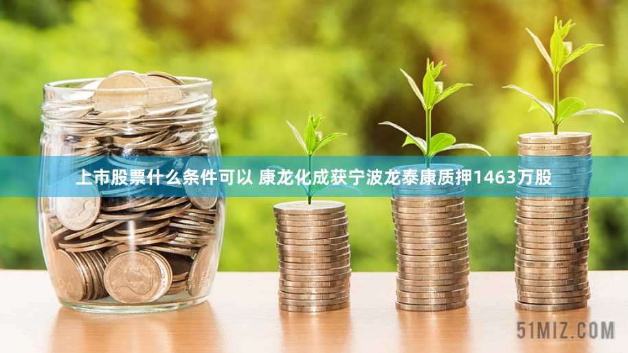 上市股票什么条件可以 康龙化成获宁波龙泰康质押1463万股