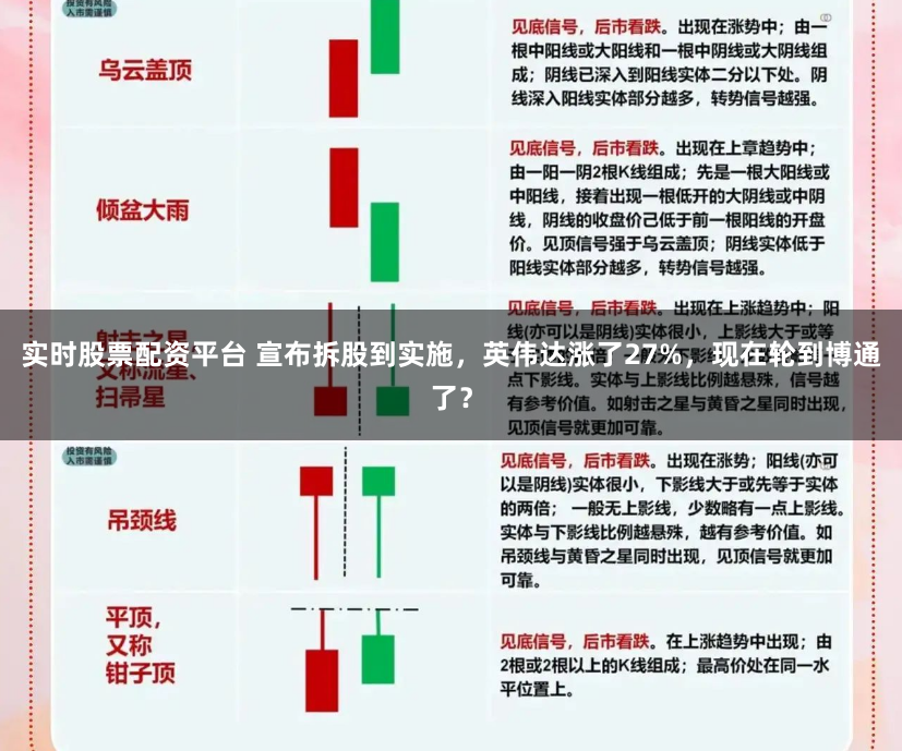 实时股票配资平台 宣布拆股到实施，英伟达涨了27%，现在轮到博通了？