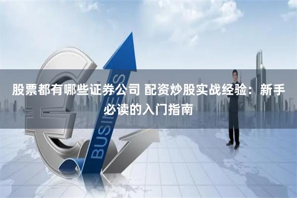 股票都有哪些证券公司 配资炒股实战经验：新手必读的入门指南