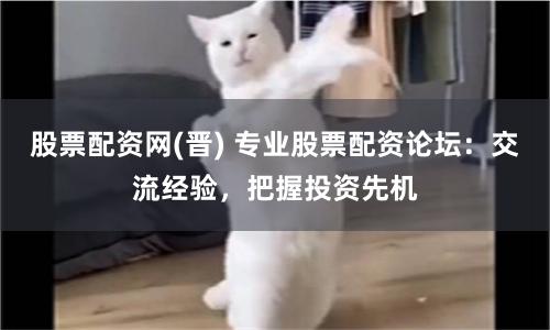 股票配资网(晋) 专业股票配资论坛：交流经验，把握投资先机